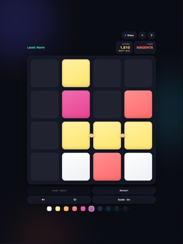 BLK: Color Merge Puzzle iPad screenshot