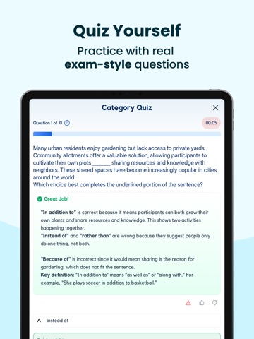 SAT EXAM PREP 2026 iPad screenshot