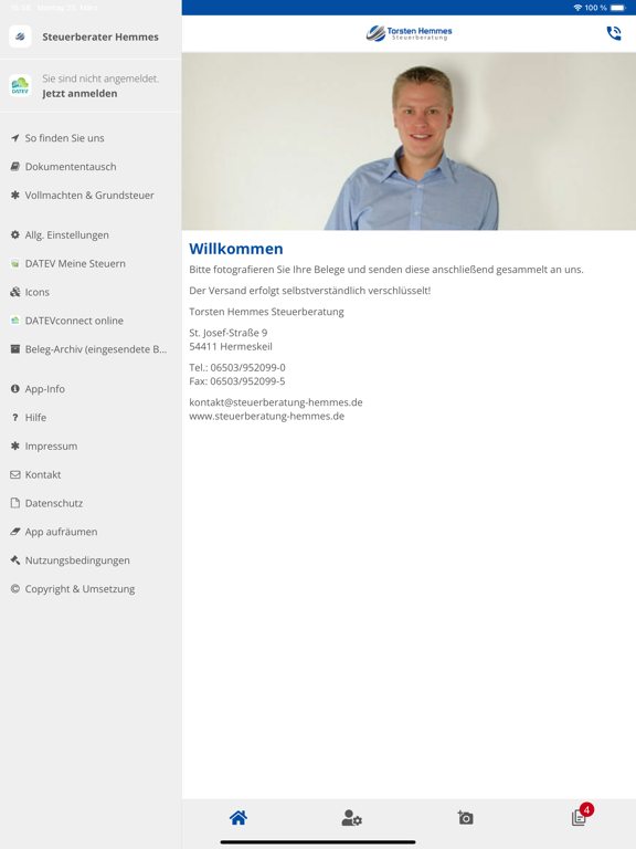 Screenshot #4 pour Steuerberatung Hemmes