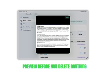 Cleaner Rx iPad screenshot