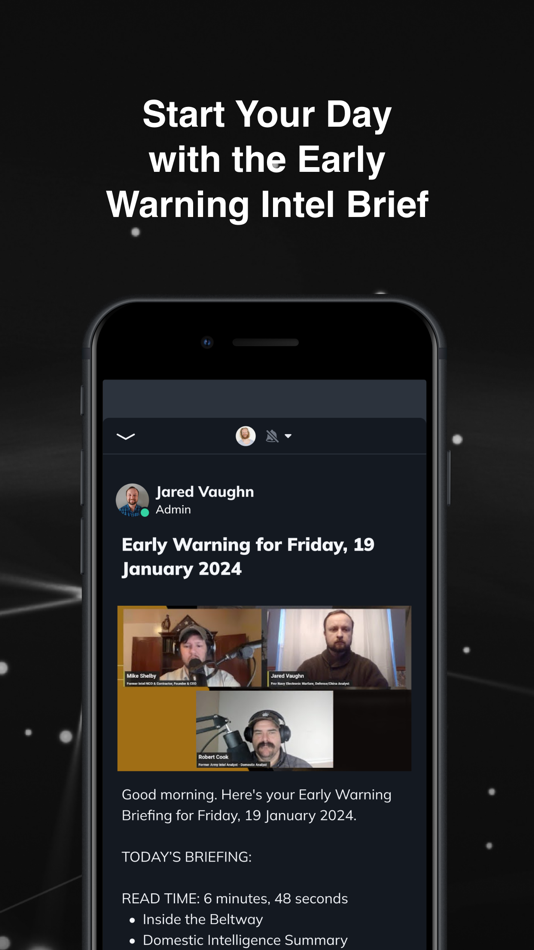 #1. Early Warning Network (iOS) 由: Forward Observer Systems, LLC