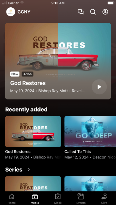 Generations Church NY Screenshot