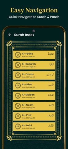 Al Quran Majeed 16 line Quran screenshot