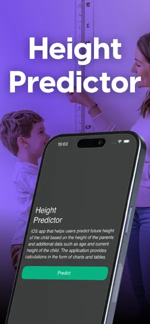 Height Predictor App screenshot 1
