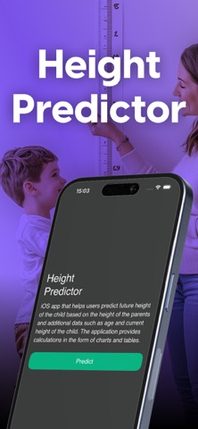Height Predictor App screenshot