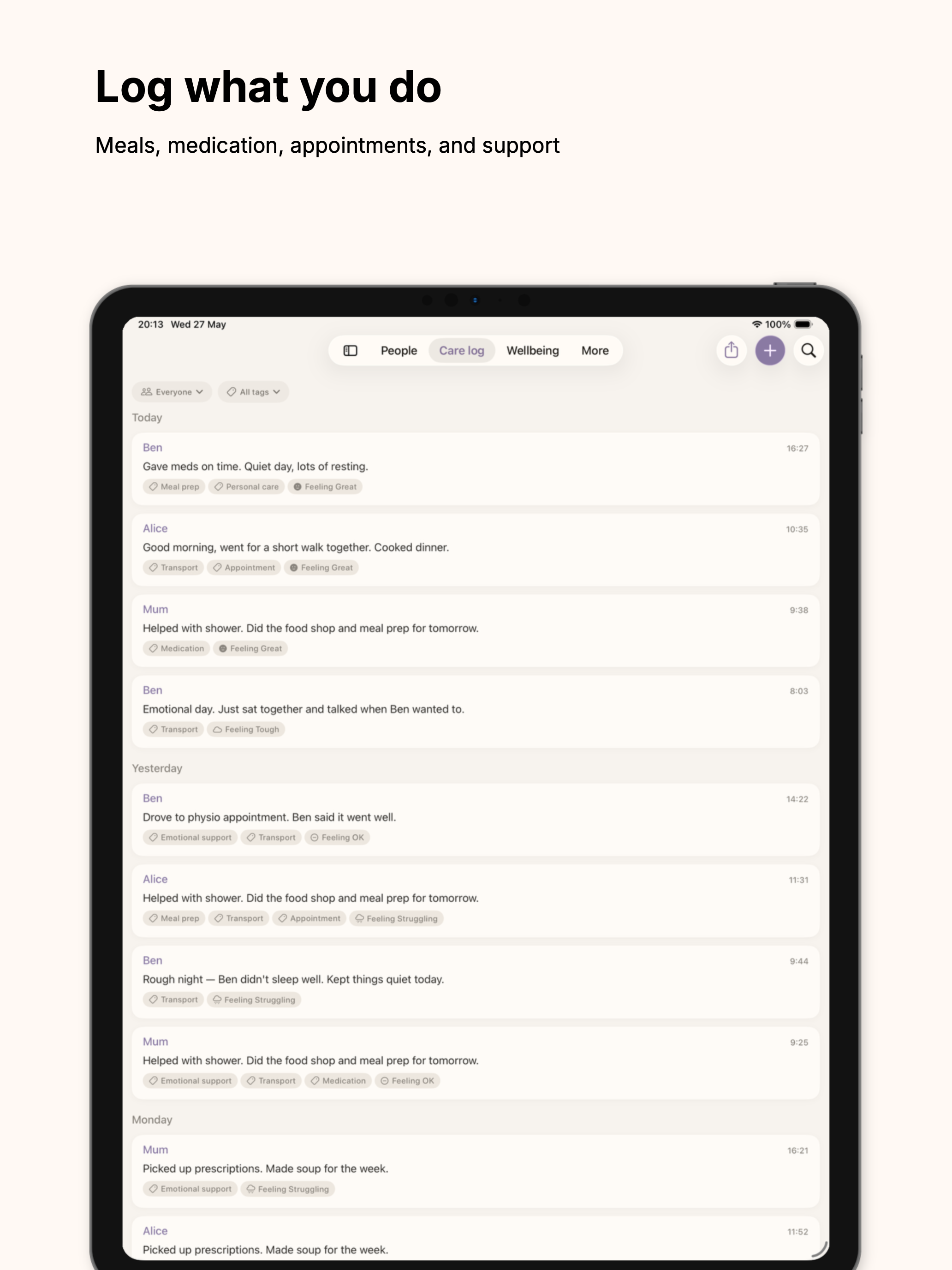 Supported: Carer App screenshot 11