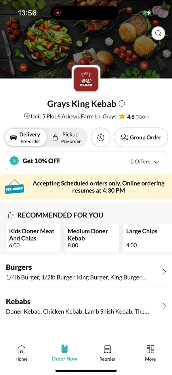 Screenshot #2 pour Grays King Kebab