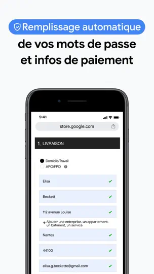 Capture d'écran de Google Chrome sur iPhone 4