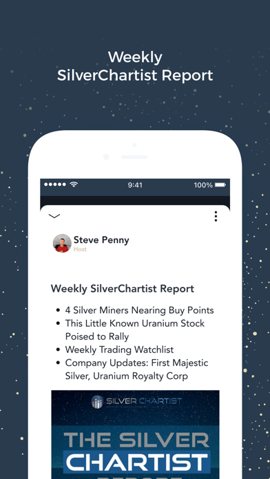 SilverChartist iPhone screenshot