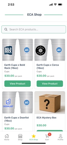 Earth Store iPhone screenshot