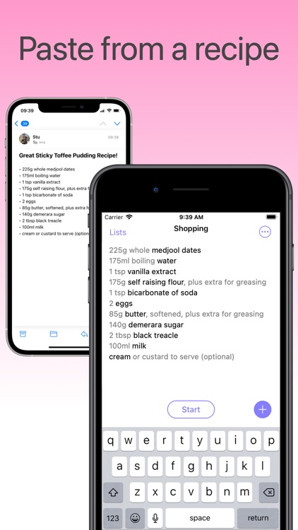 Shared Grocery List Organizer