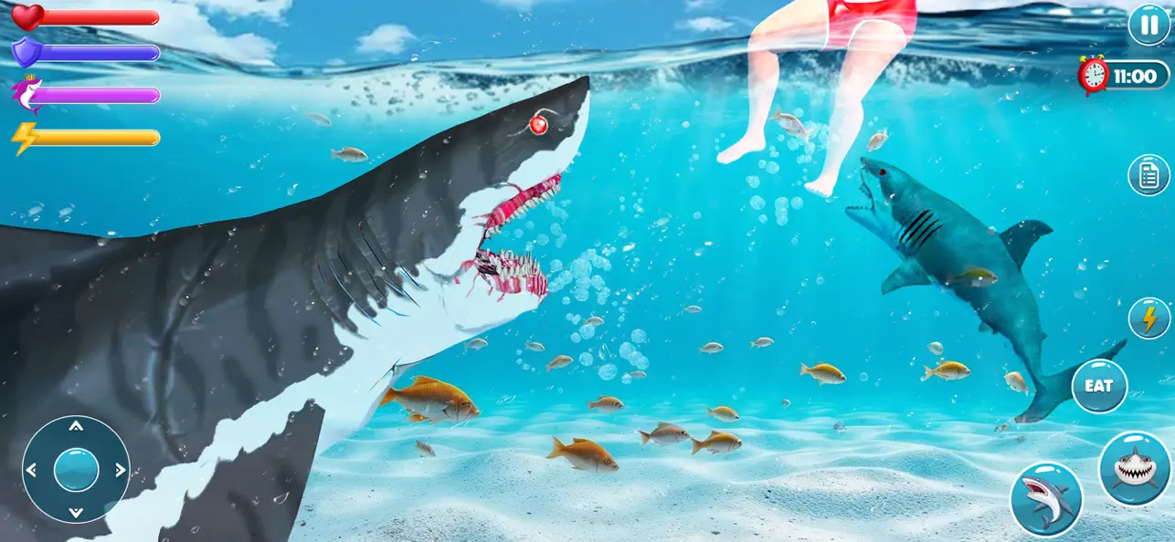 Screenshot #3 pour mégalodon requin poisson