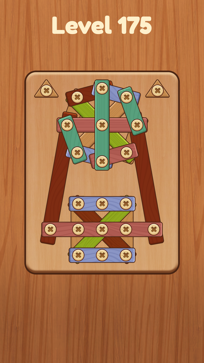 Nuts  Bolts Wood Puzzle