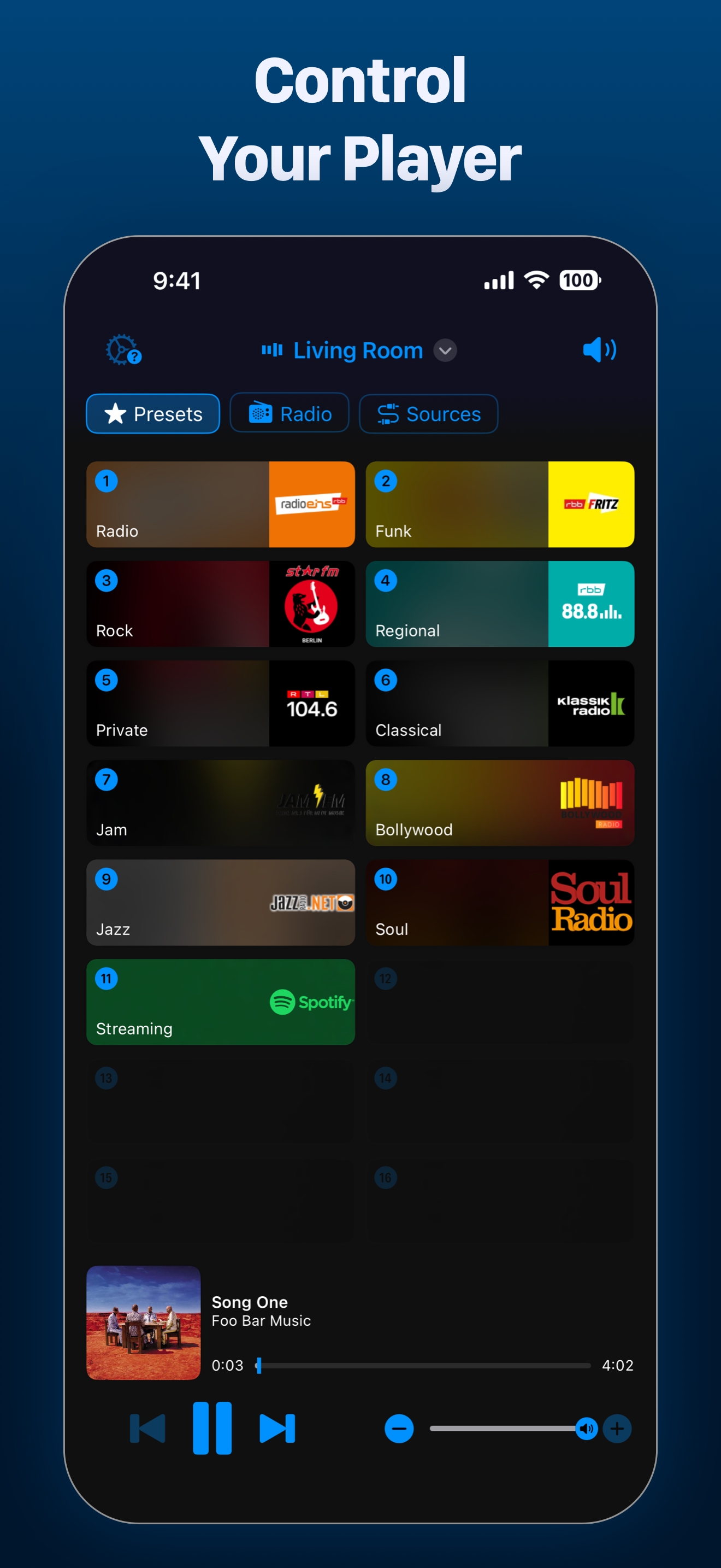 BluRemote - BluOS Controller