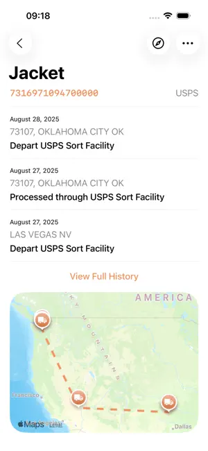 Screenshot 2 of Parcel – Delivery Tracking