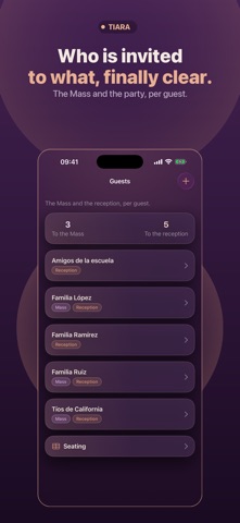 Quinceanera Planner: Tiara iPhone screenshot