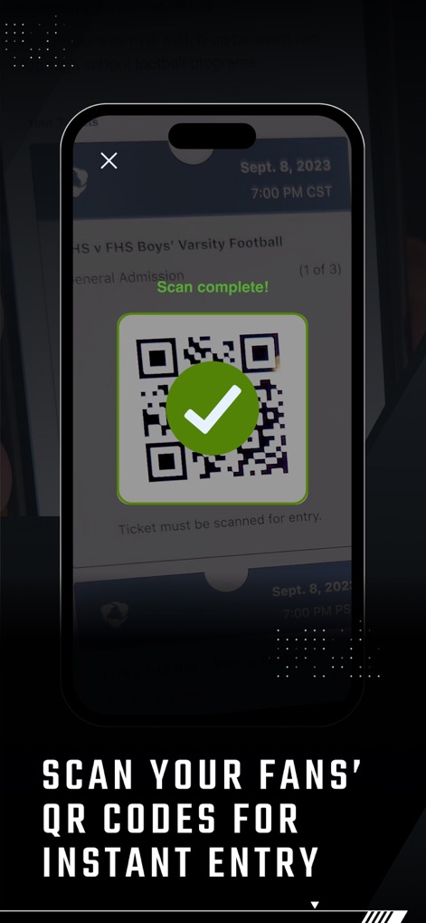 Hudl Ticket Reader - Sports App | MWM