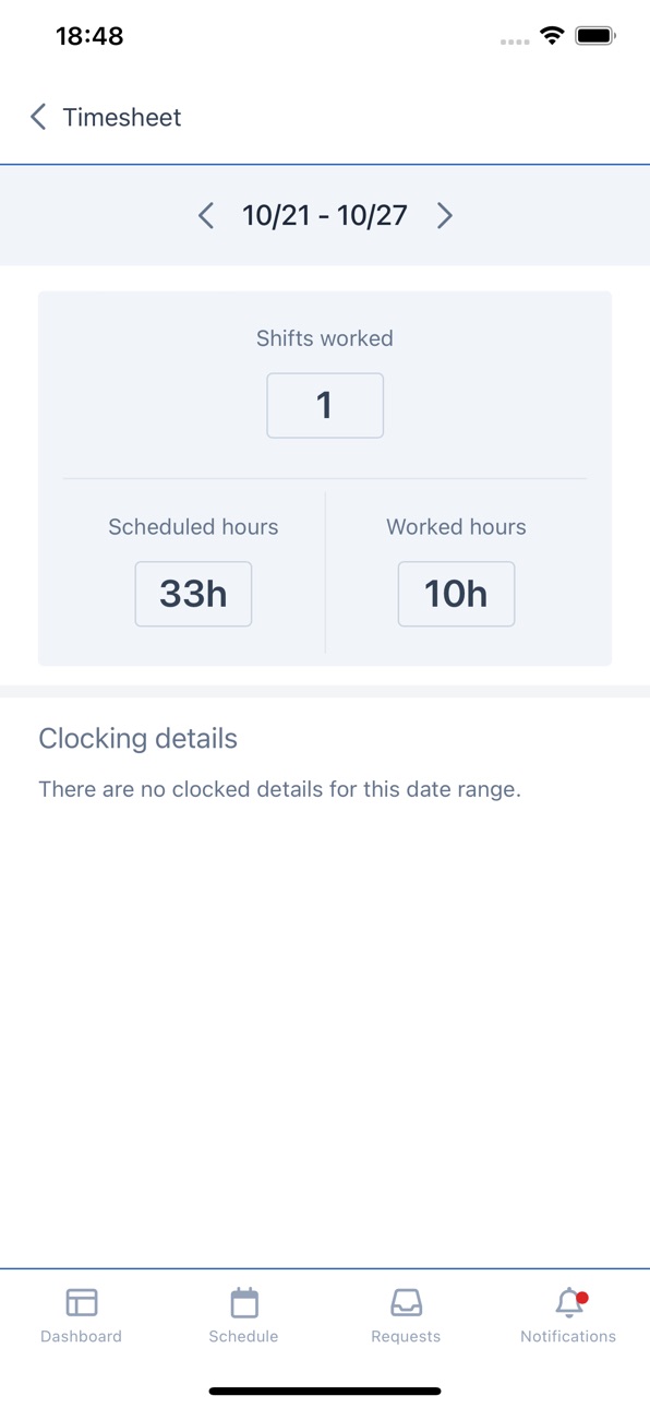 iPhone screenshot