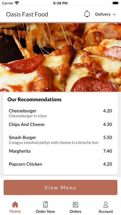 Oasis Fast Food Rugeley Screenshot
