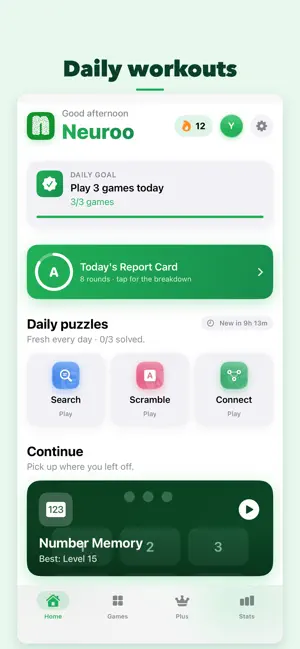 Neuroo: Brain Training Games screenshot 3