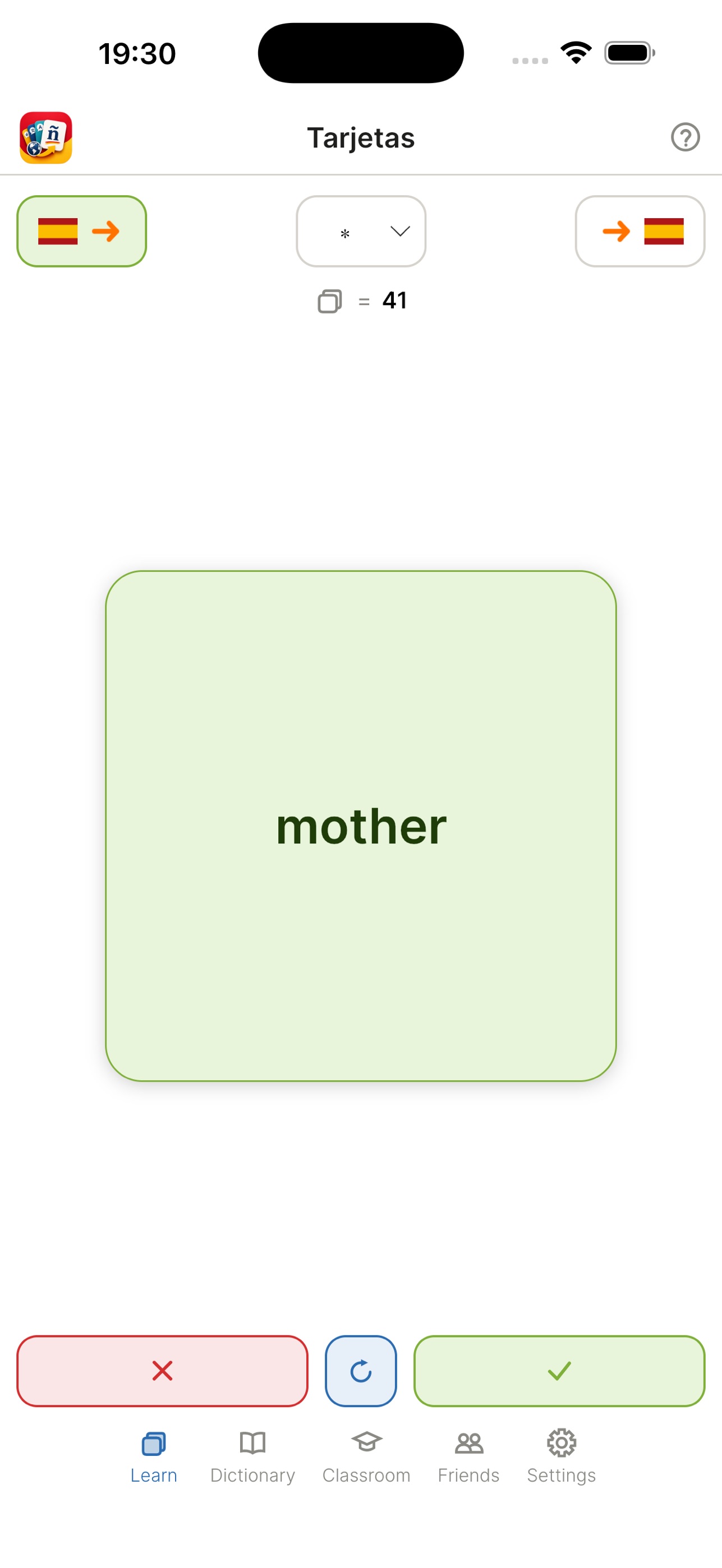 Screenshot 2 of Tarjetas: Spanish Flashcards