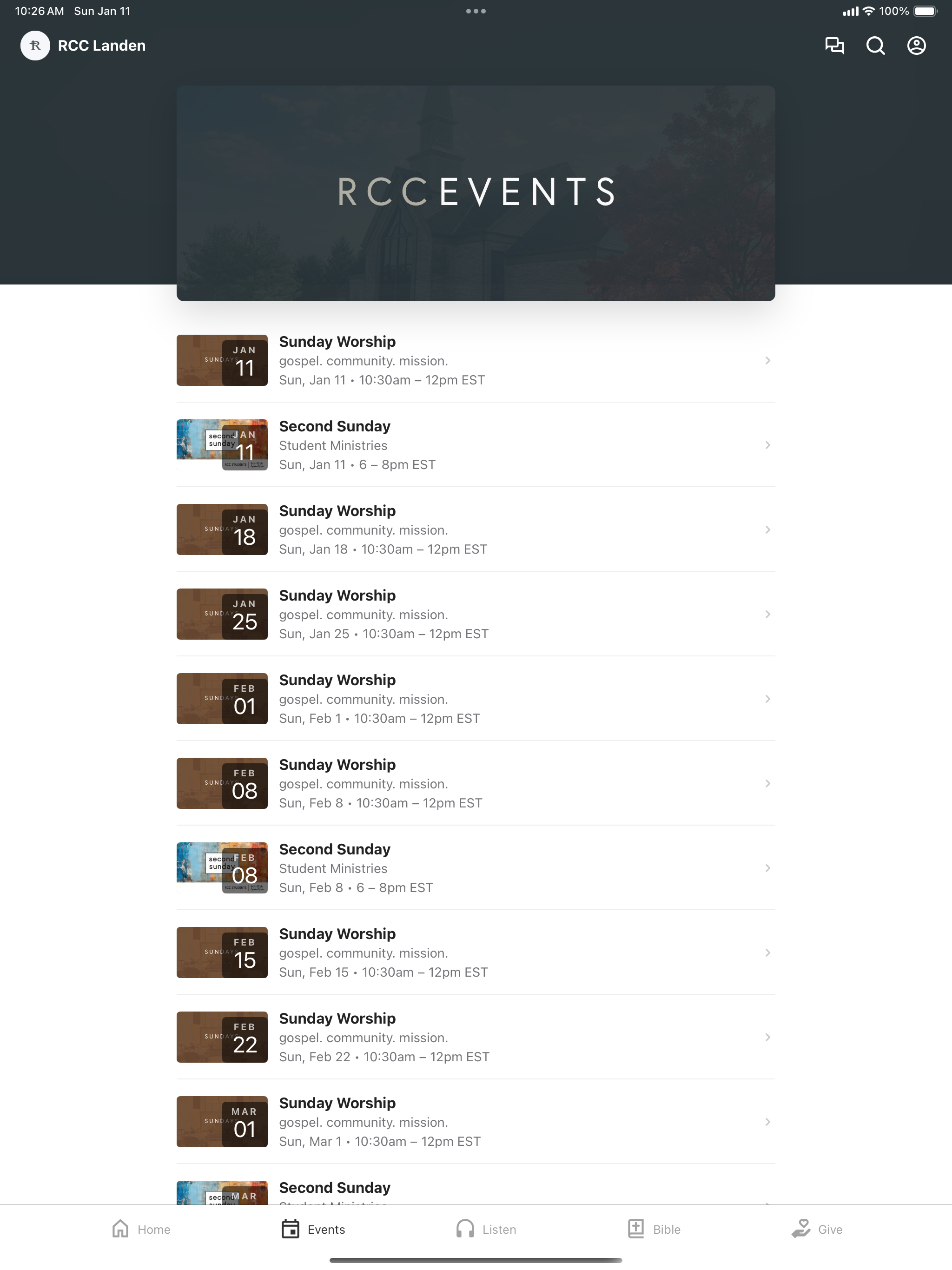 Redeemer Community Landen screenshot 5