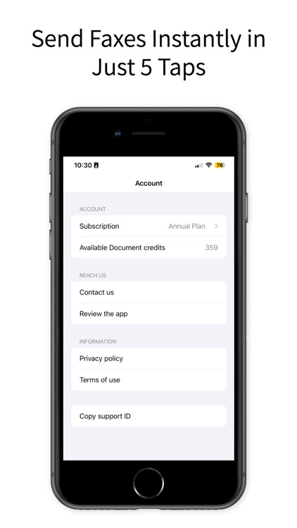 Fax from Phone: Send PDFs,Doc screenshot-4