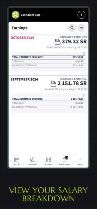 aac talent app Screenshot 3 of 4