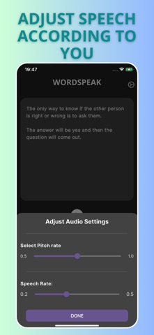 Text to speech - WordSpeak screenshot