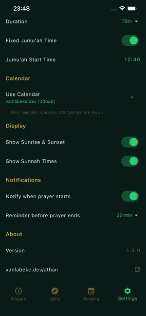 Athan Mobile - Pray on Time screenshot 4