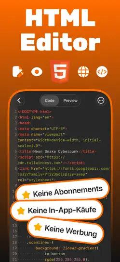 Screenshot von HTML Creator - Editor & Viewer auf dem iPhone 1