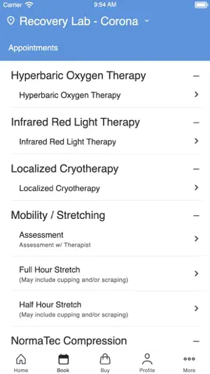 The Recovery Lab screenshot 2