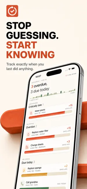LastWhen: Chores Tracker screenshot 1