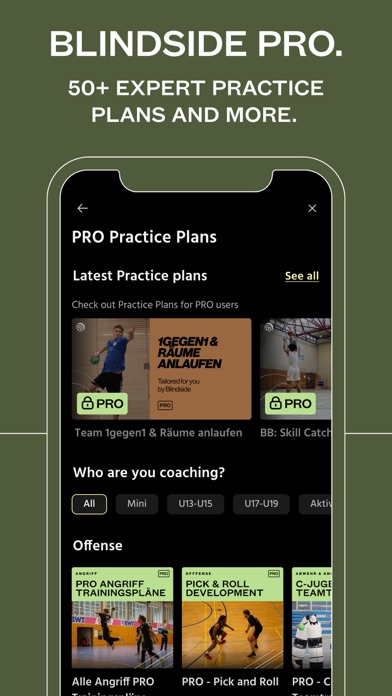 Blindside: Handball Basketball iPhone screenshot 4 - Sports app
