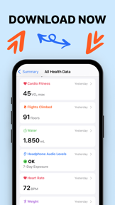 Fitbit Sync to Health App screenshot