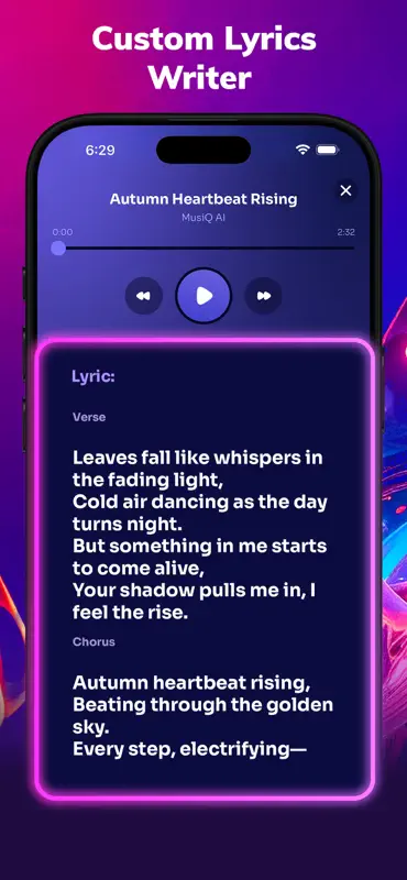 MusiQ AI - AI Music Generator screenshot 2 of 4