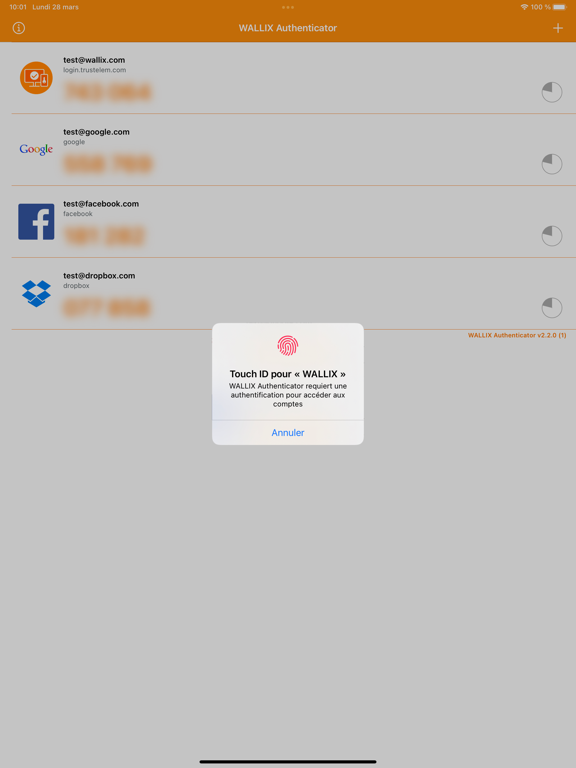 Screenshot #4 pour WALLIX Authenticator