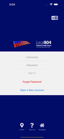 Local 804 Federal Credit Union app screenshot