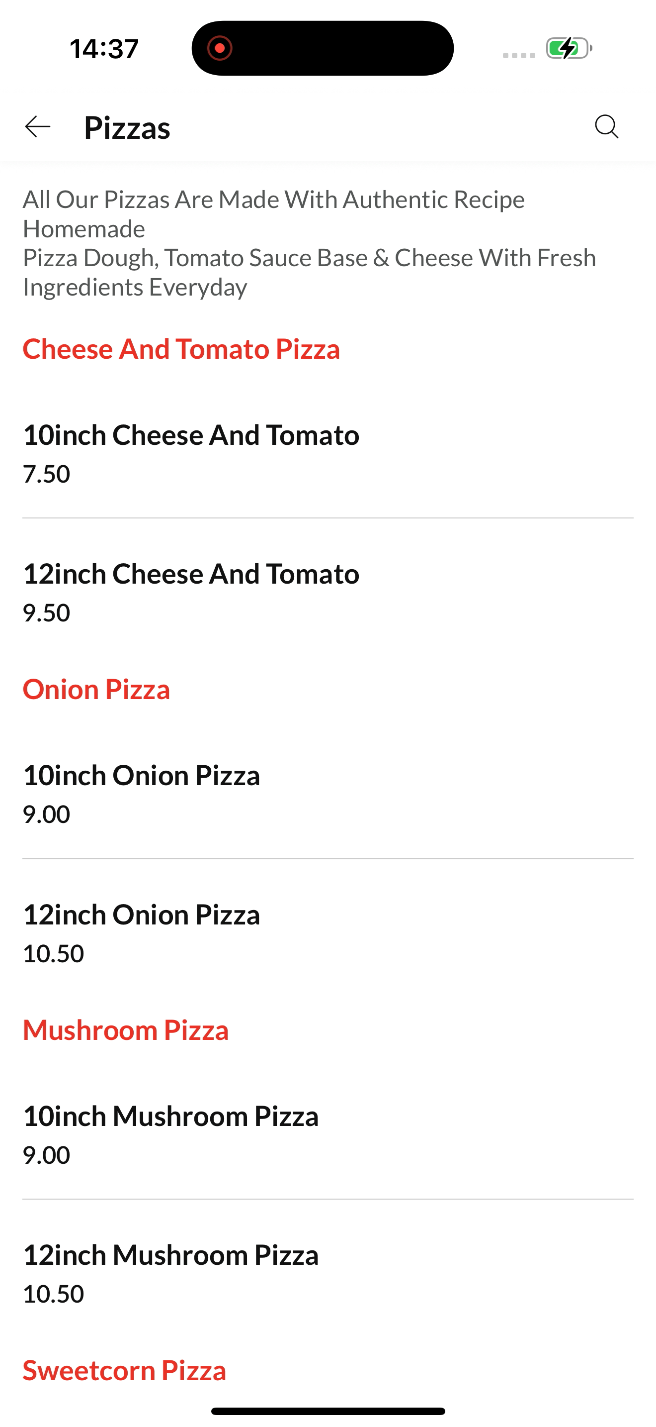 Mario's Pizza And Kebab House screenshot 4