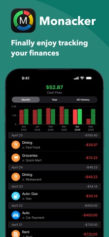 Monacker - Money Tracker Screenshot 1 of 6