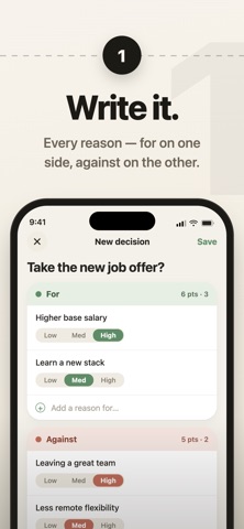 Tilt: Pros & Cons List Screenshot 1 of 5