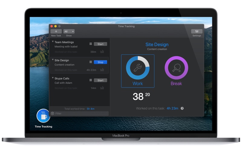 Screenshot #1 pour Time Tracking Pro