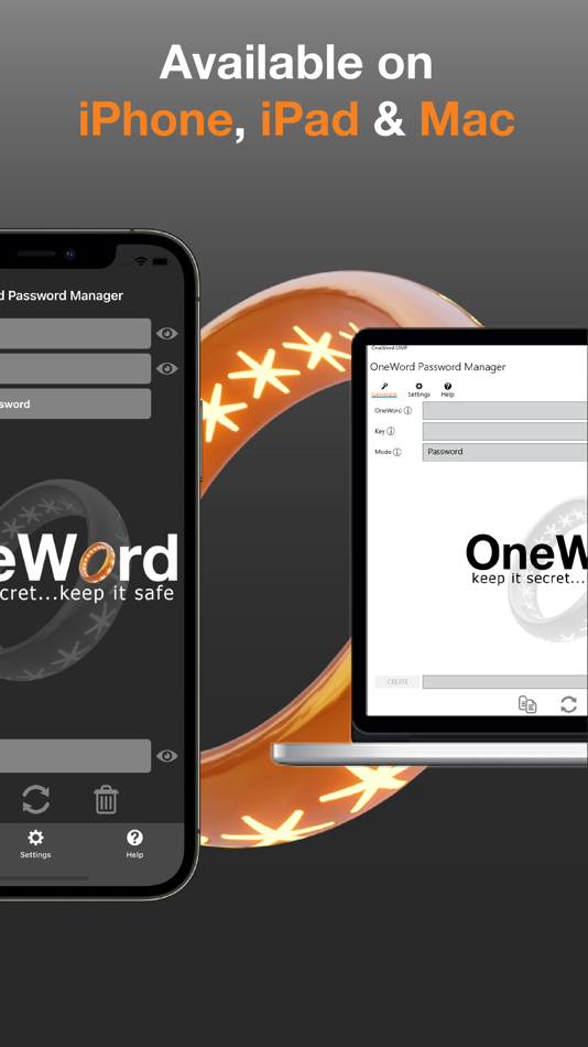 #4. OneWord Password Manager (macOS) By: Cloudland Studios