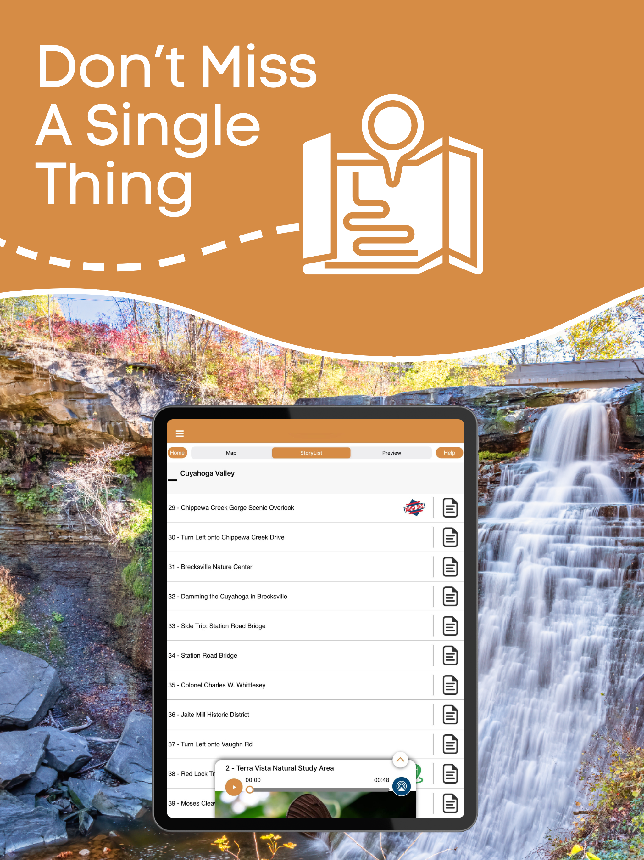 Cuyahoga Valley GPS Audio Tour