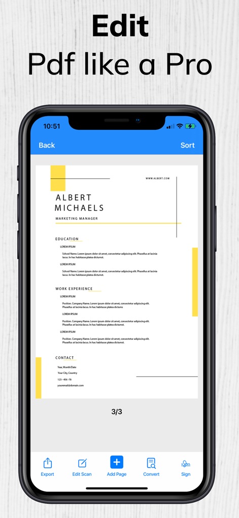 Convert Image to PDF ScannerMe - Business App | MWM