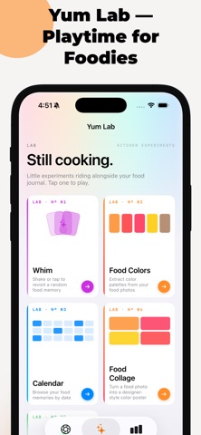 YumPal - Visual Food Journal iPhone screenshot