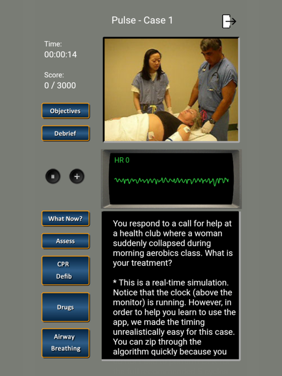 ECG and ACLS Tutor iPad screenshot 4 - Medical app
