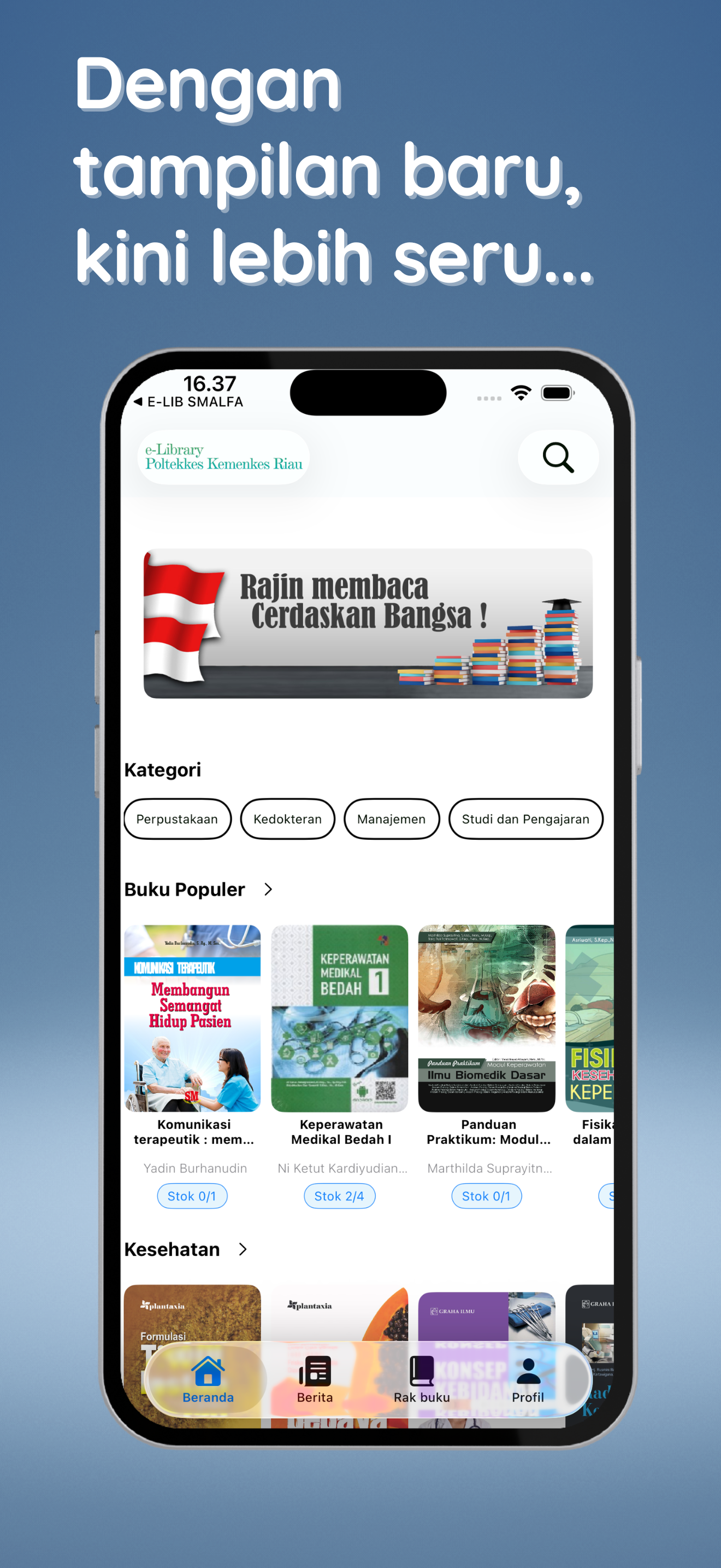 e-Lib Poltekkes Kemenkes Riau screenshot 2