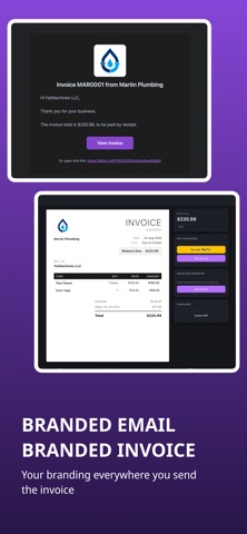Invoice Maker - Quick Easy PDF iPhone screenshot