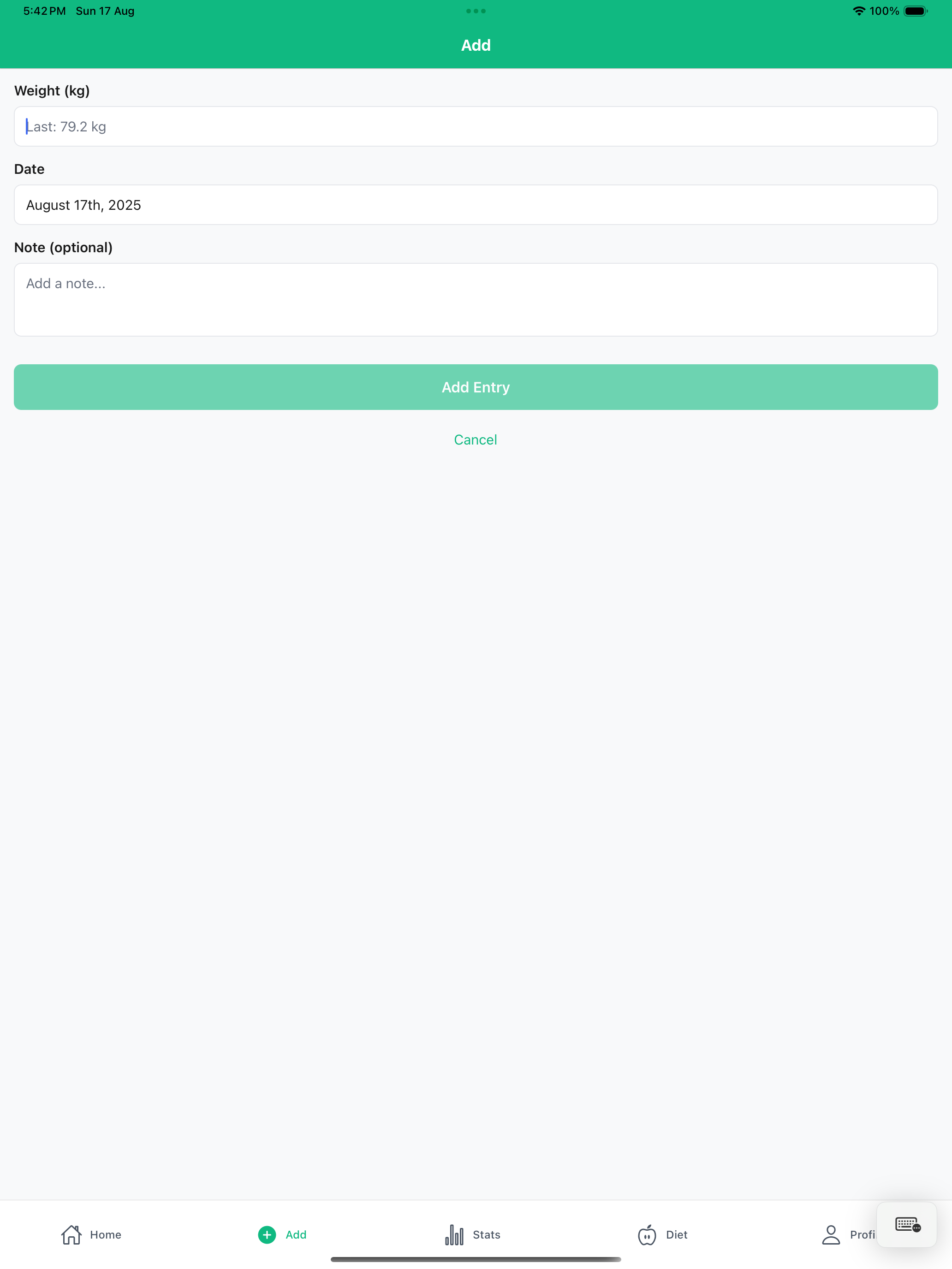 Weight Tracker: Body & BMI screenshot 16